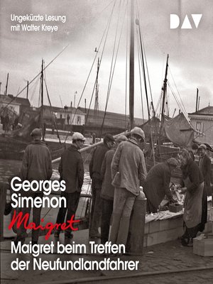 cover image of Maigret beim Treffen der Neufundlandfahrer